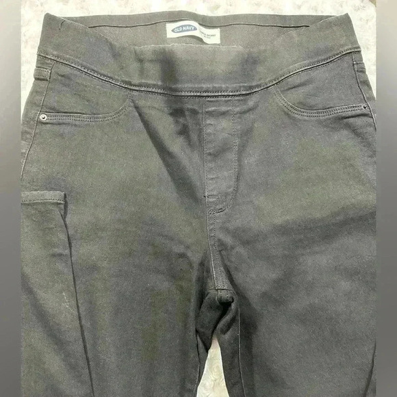 Old Navy Womens Super Skinny Mid-Rise Jegging Black Jeans - Picture 6 of 11